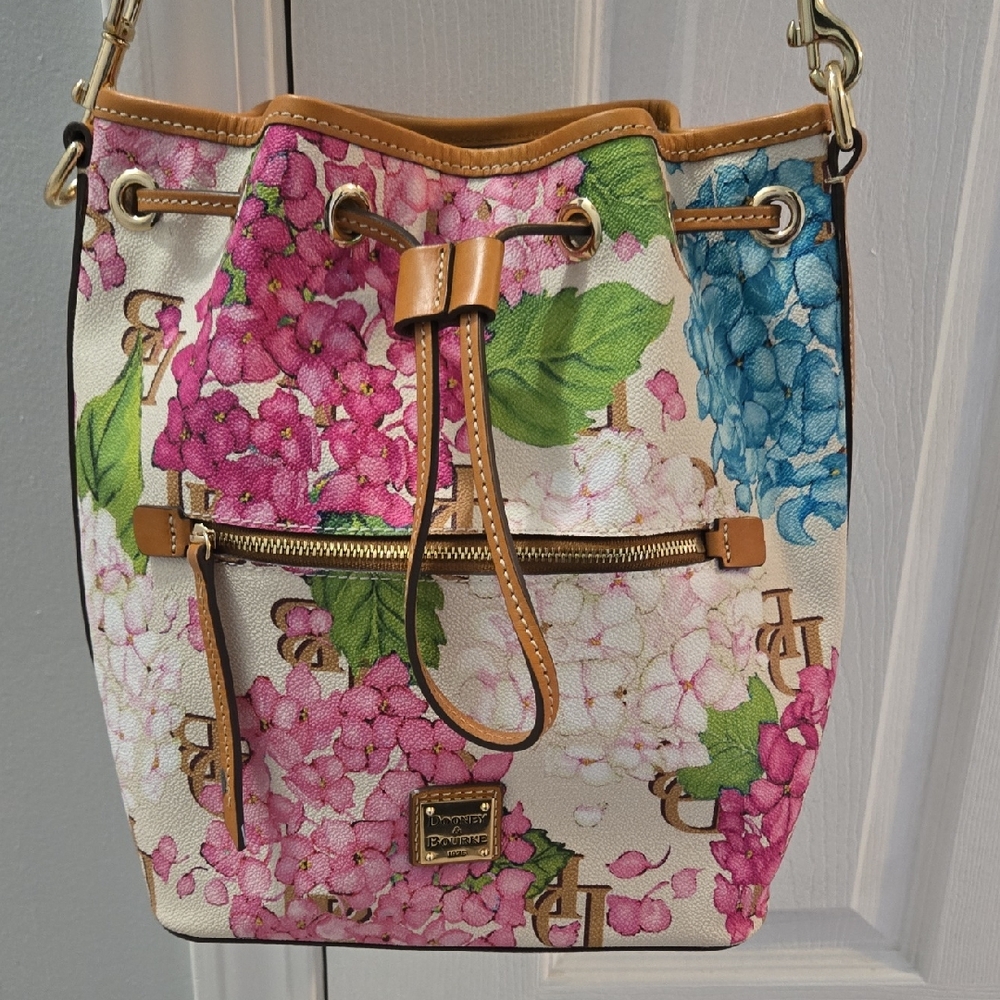 Dooney & Bourke Floral Shoulder Bag - Pink, Blue, Green